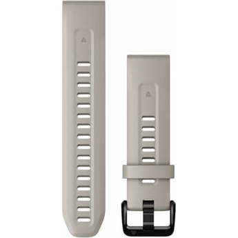 Ремешок GARMIN QUICKFIT 20 для fenix 7S/7S Pro/6S/5S, светло-бежевый силиконовый Ремешок GARMIN QUICKFIT 20 для fenix 7S/7S Pro/6S/5S, светло-бежевый силиконовый